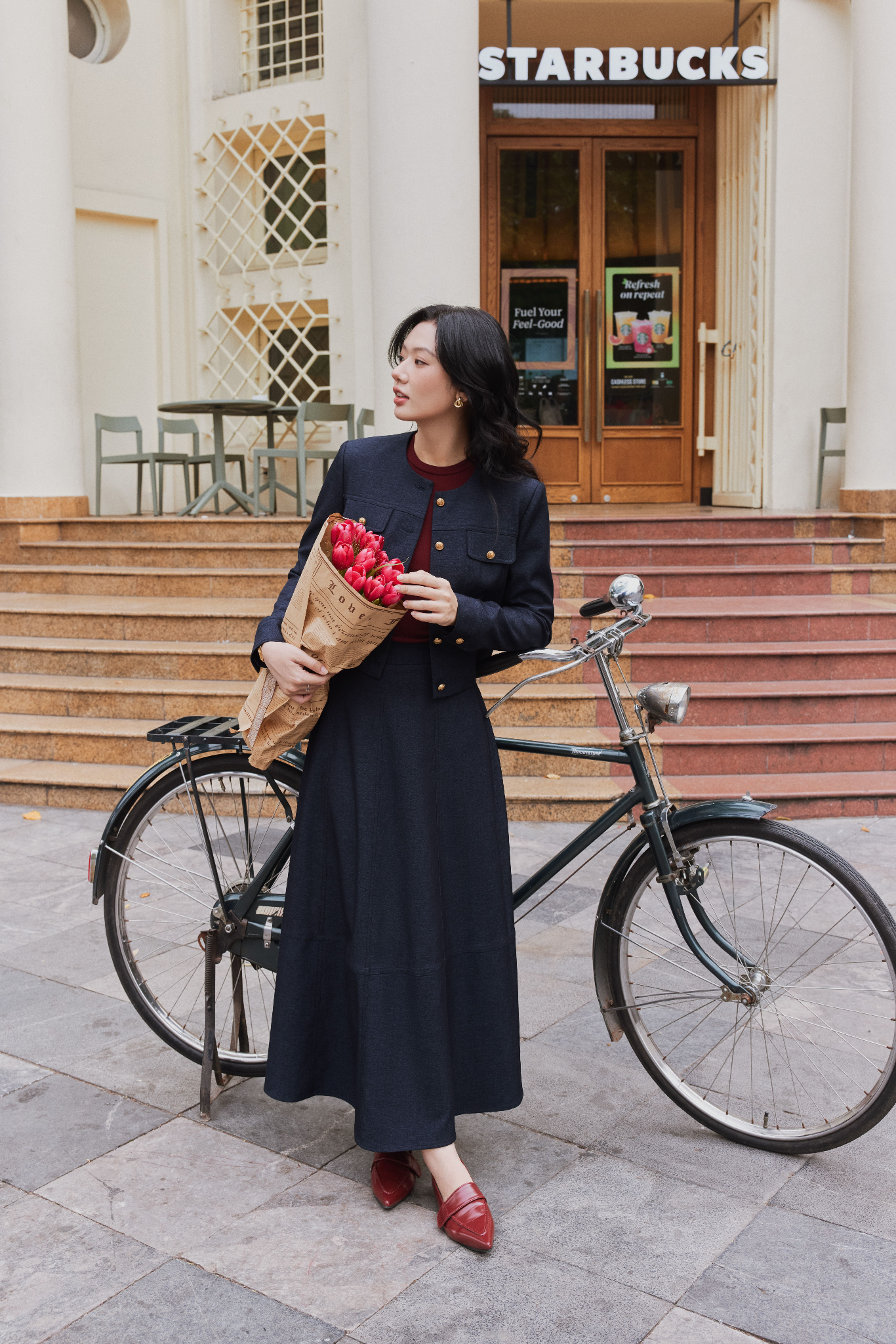Set Bò Rayon Dáng Công Sở