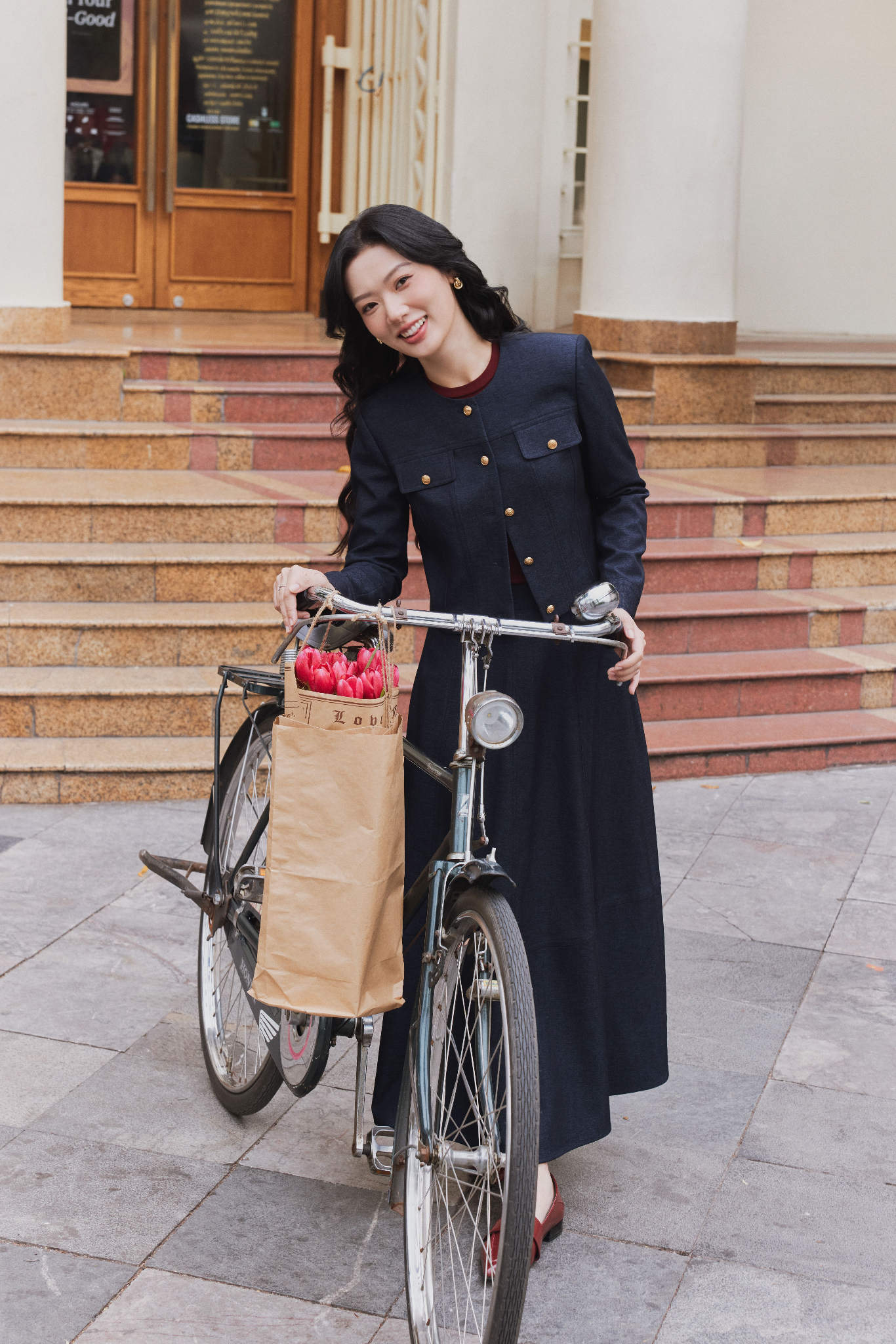 Set Bò Rayon Dáng Công Sở