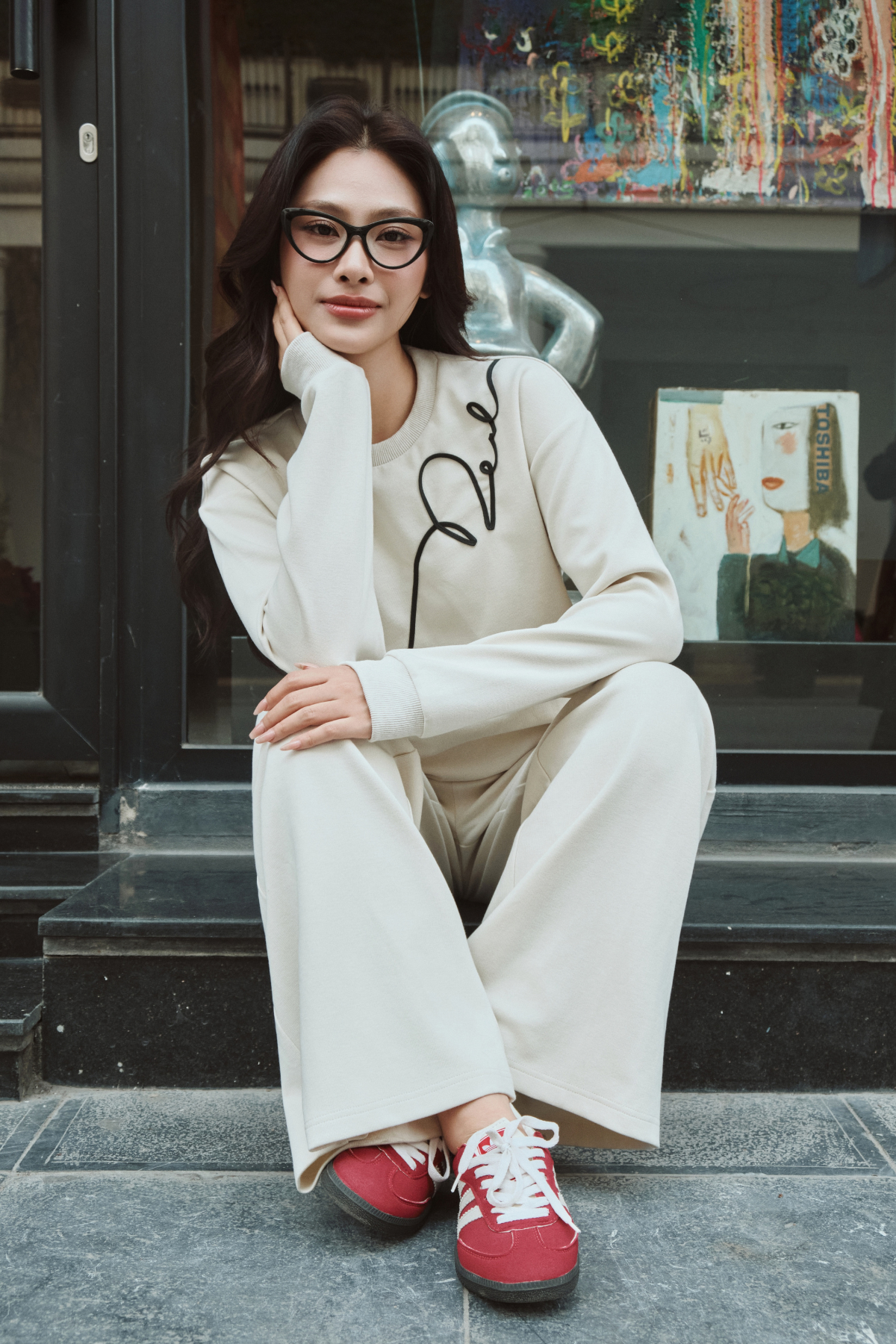 Set Nỉ Phối Dây Dệt