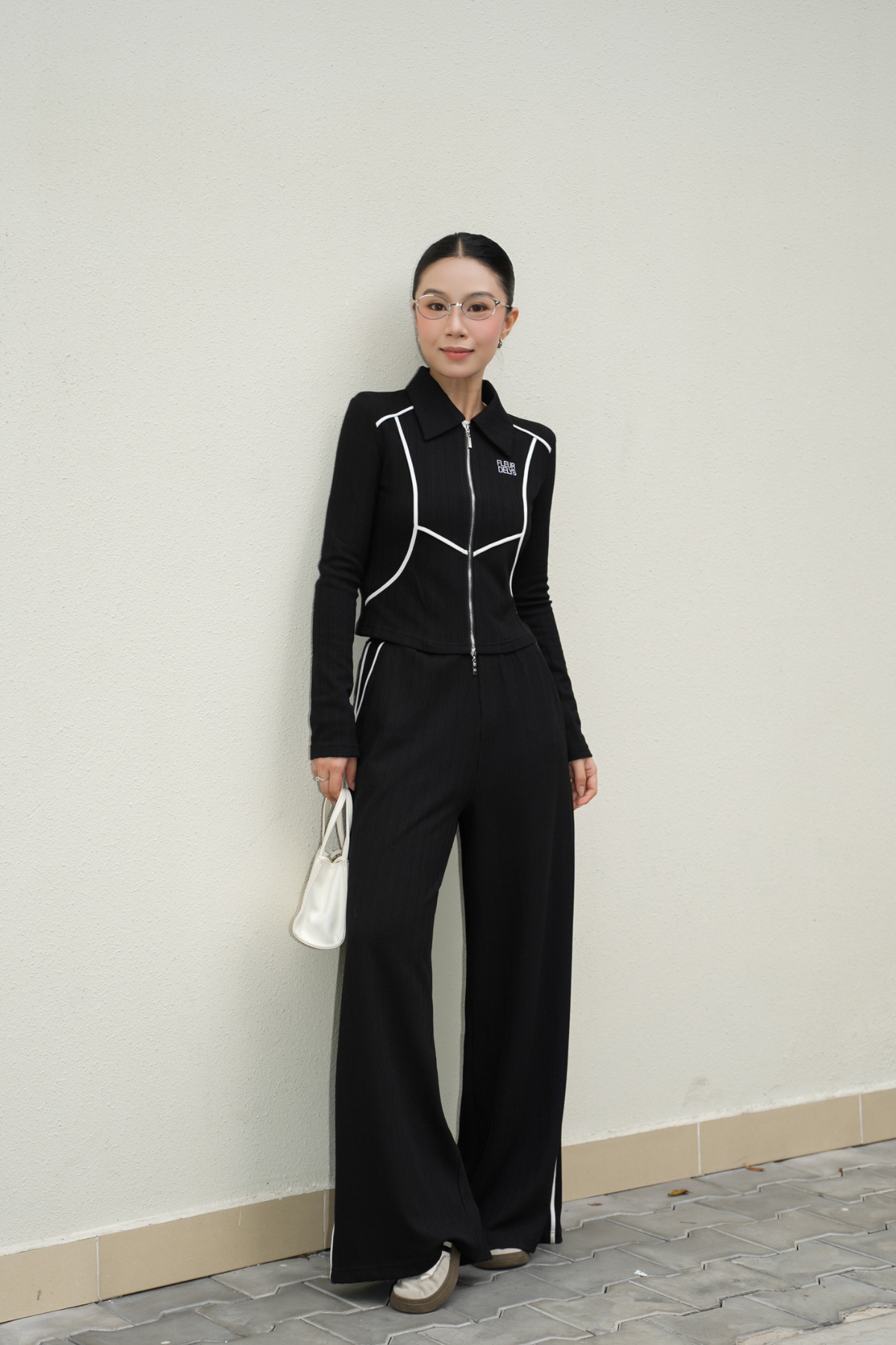 Set Thun Gân Viền Trắng