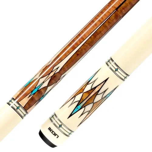 Chuôi Predator Ikon4 2 gỗ Coffee Curly Maple / gỗ Turquoise/ tay trơn