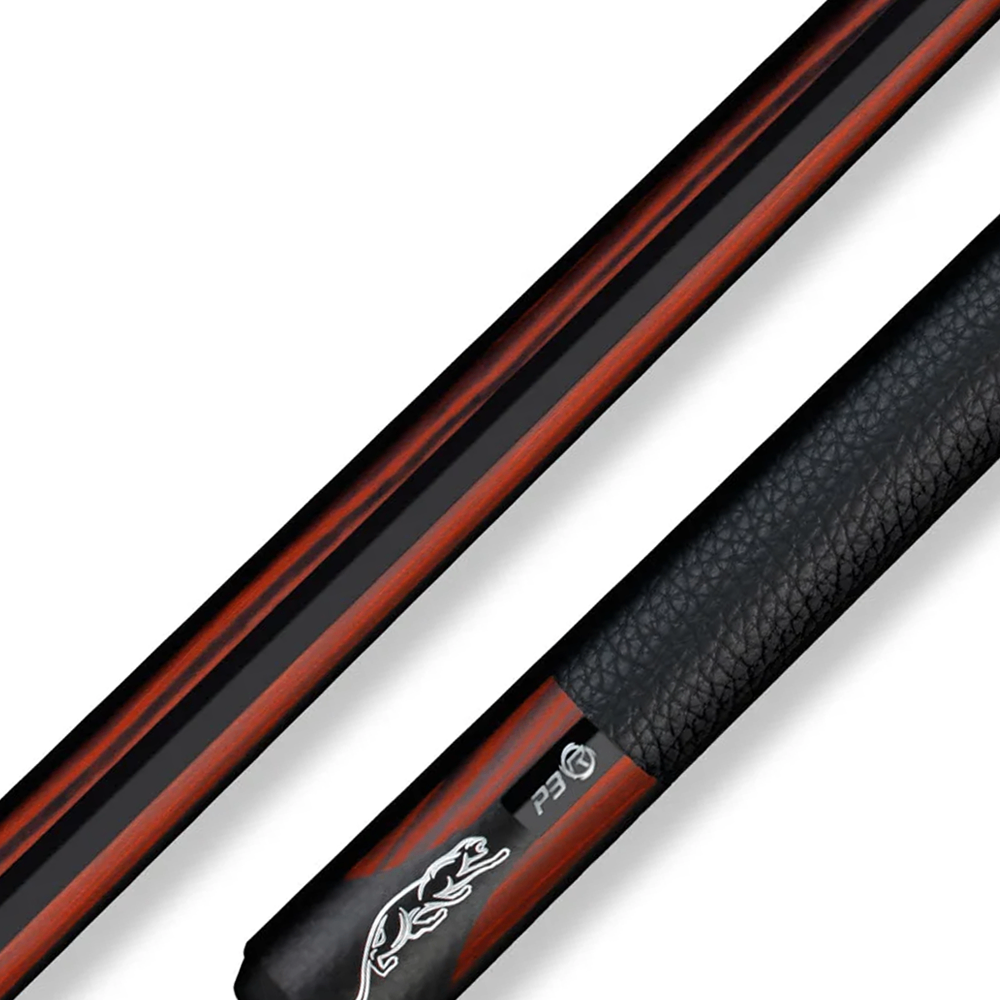 Chuôi Predator P3 Revo Red Tiger Cue Matte Black & Rengas Stripes da Luxe