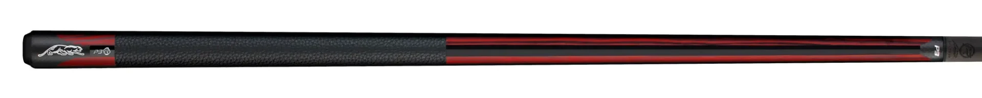 Chuôi Predator P3 Revo Red Tiger Cue Matte Black & Rengas Stripes da Luxe