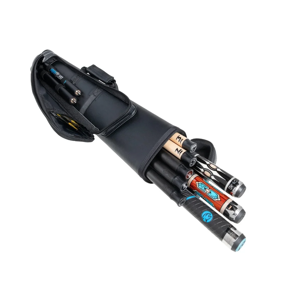 Bao đựng cơ Predator Roadline Đen / Xám cứng - 3 chuôi 5 ngọn