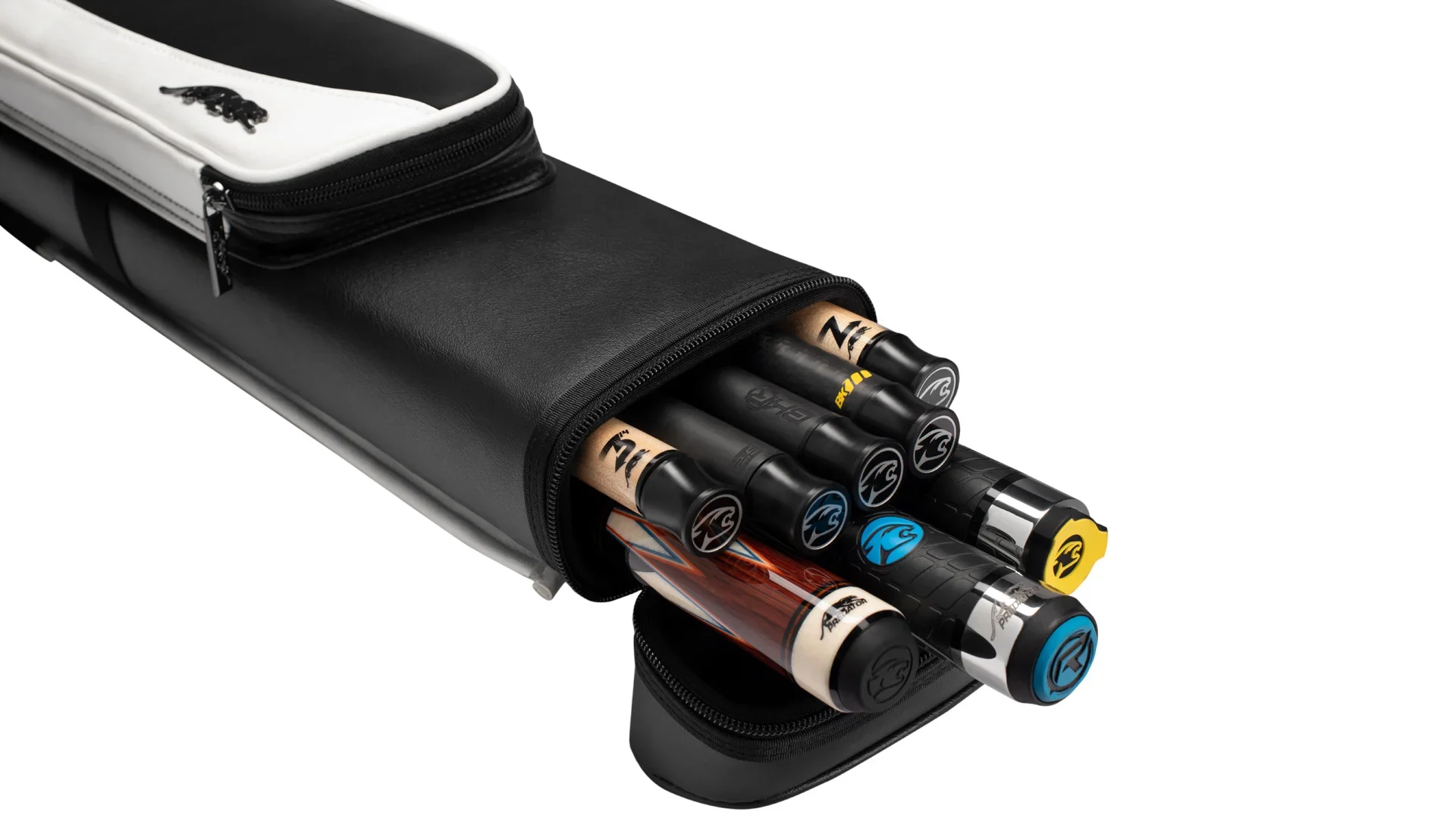 Bao đựng cơ Predator Roadline Đen / trắng cứng - 3 chuôi 5 ngọn