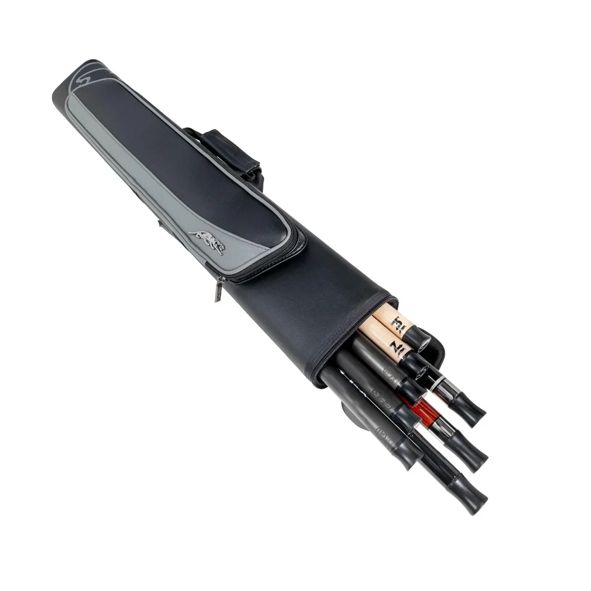 Bao đựng cơ Predator Roadline Đen / Xám cứng - 3 chuôi 5 ngọn