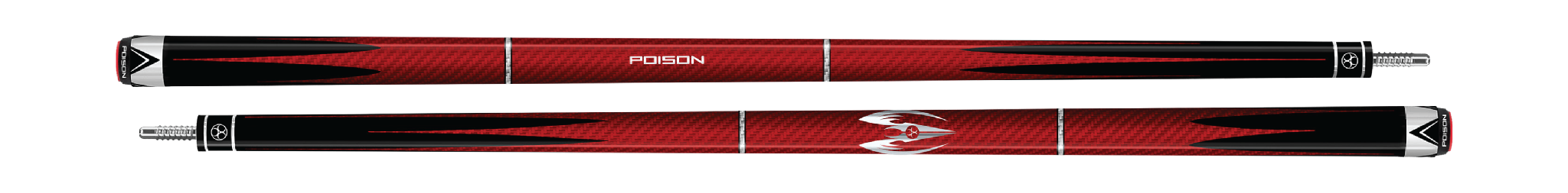 Chuôi cơ Poison Maelith 01 Đen / Đỏ - Tay trơn