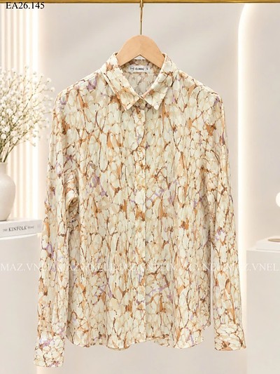 Sơ mi dài tay cổ đức · VÀNG