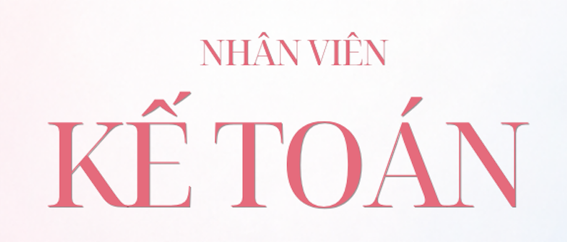 Tuyển dụng Kế toán viên