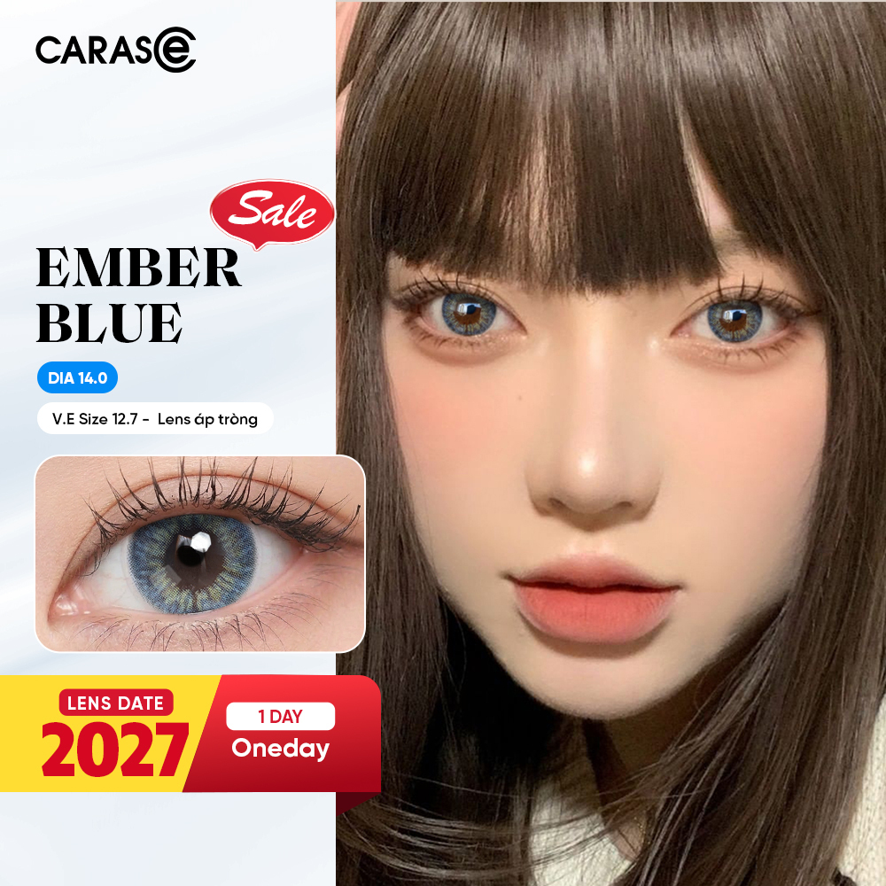 [1 Chiếc] - KÍNH ÁP TRÒNG 1 NGÀY - EMBER BLUE