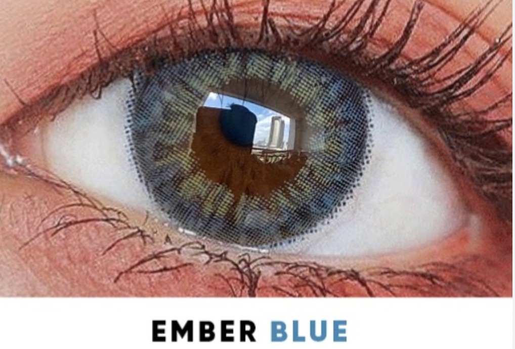 [1 Chiếc] - KÍNH ÁP TRÒNG 1 NGÀY - EMBER BLUE