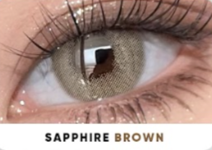 [1 Chiếc] - KÍNH ÁP TRÒNG 3 THÁNG - SAPPHIRE BROWN