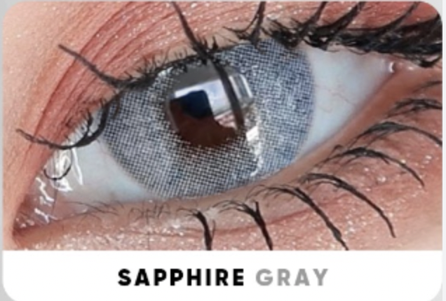 [1 Chiếc] - KÍNH ÁP TRÒNG 3 THÁNG - SAPPHIRE GRAY