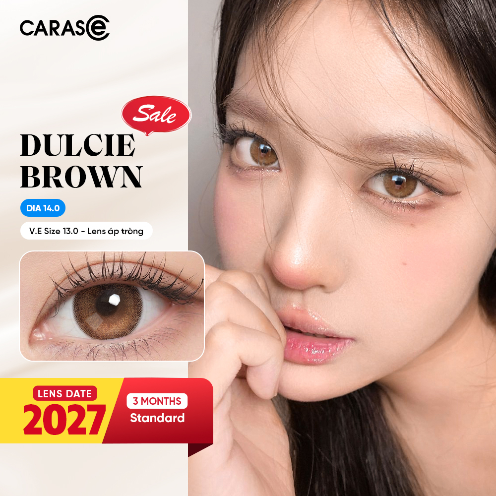 [1 Chiếc] - KÍNH ÁP TRÒNG 3 THÁNG - DULCIE BROWN