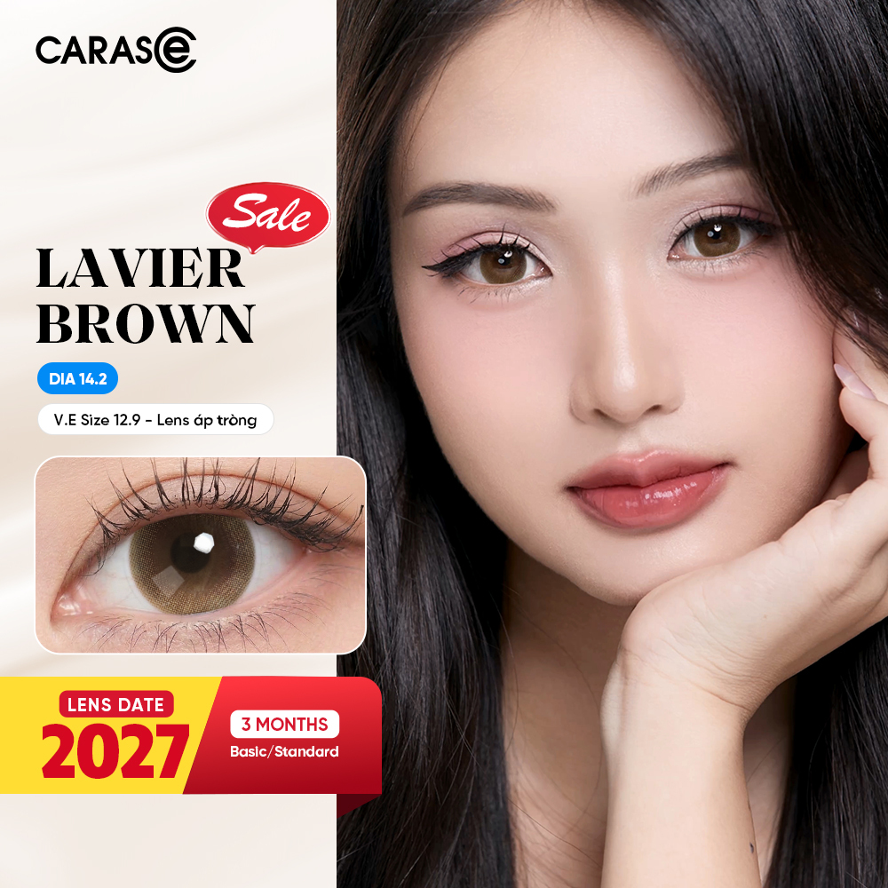 [1 Chiếc] - KÍNH ÁP TRÒNG 3 THÁNG - LAVIER BROWN