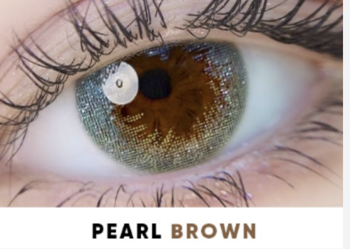 [1 Chiếc] - KÍNH ÁP TRÒNG 3 THÁNG - PEARL BROWN