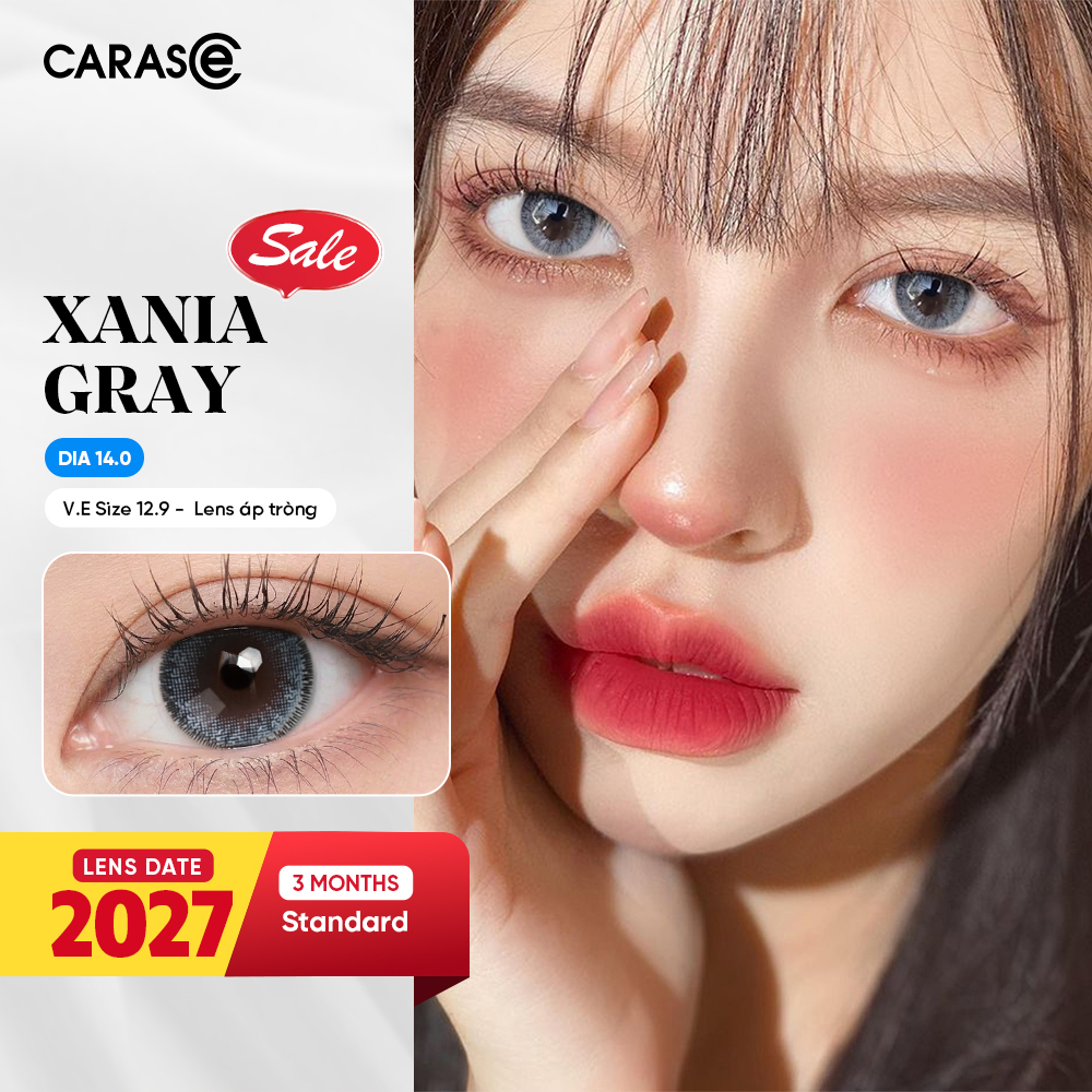 [1 Chiếc] - KÍNH ÁP TRÒNG 3 THÁNG - XANIA GRAY