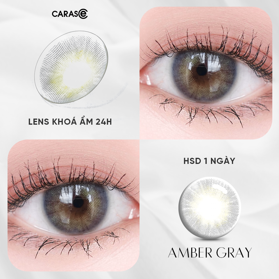[1 CHIẾC] - Kính áp tròng 1 ngày - AMBER GRAY