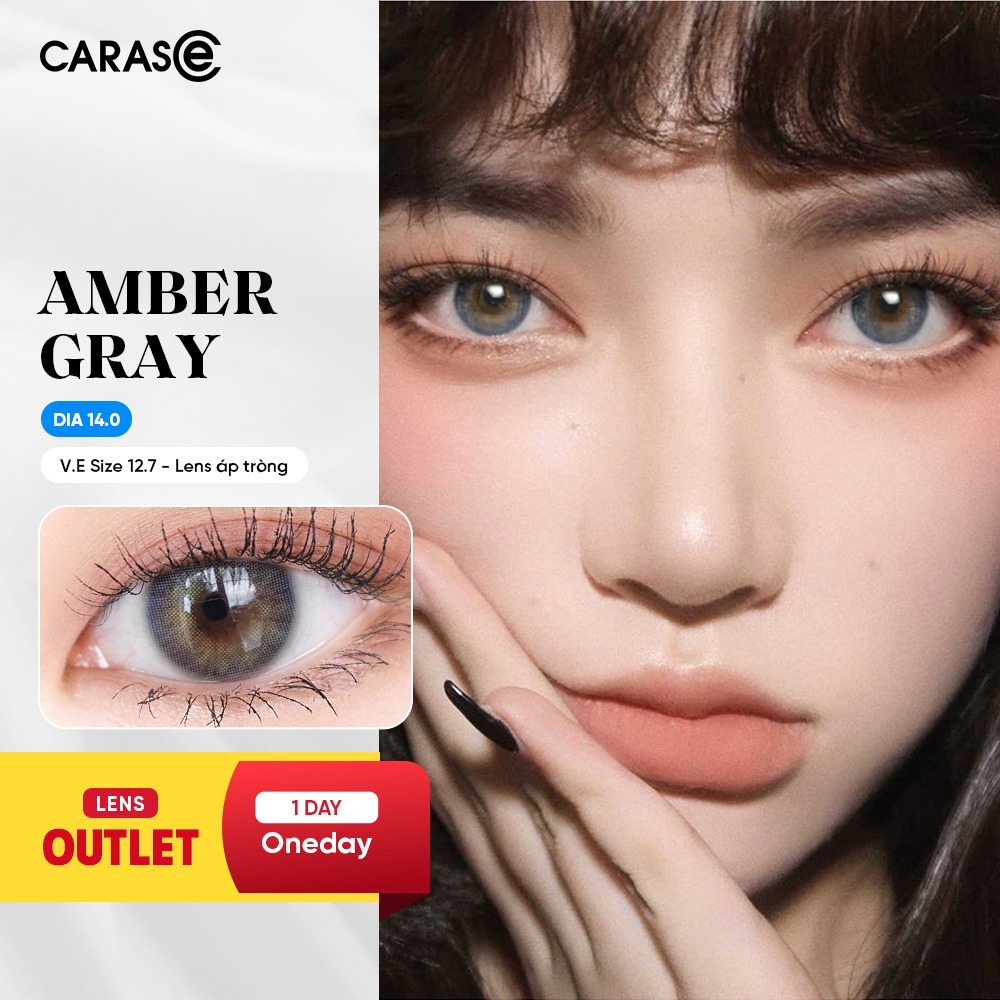 [1 CHIẾC] - Kính áp tròng 1 ngày - AMBER GRAY