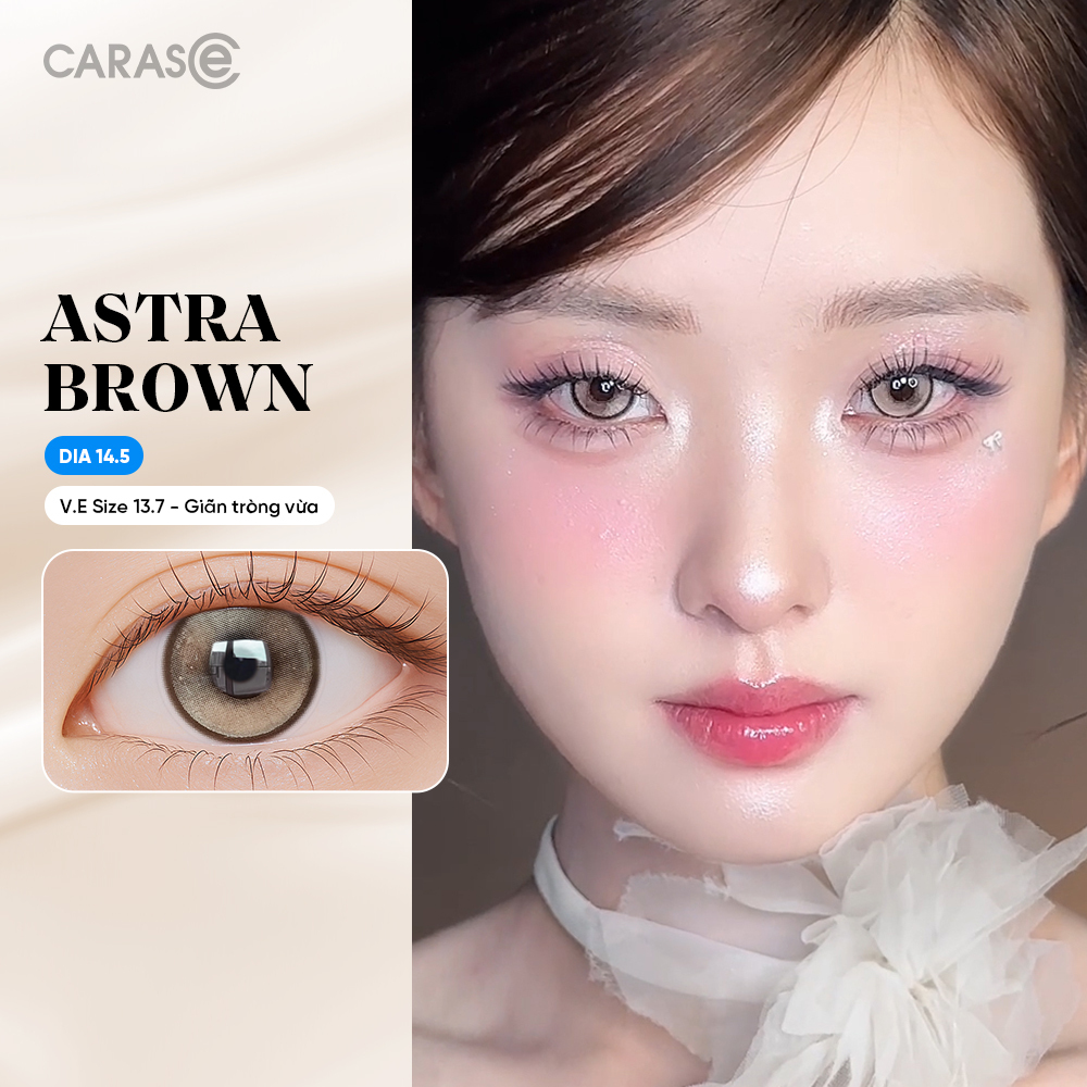 [1 Chiếc] - Kính áp tròng 1 tháng - ASTRA BROWN