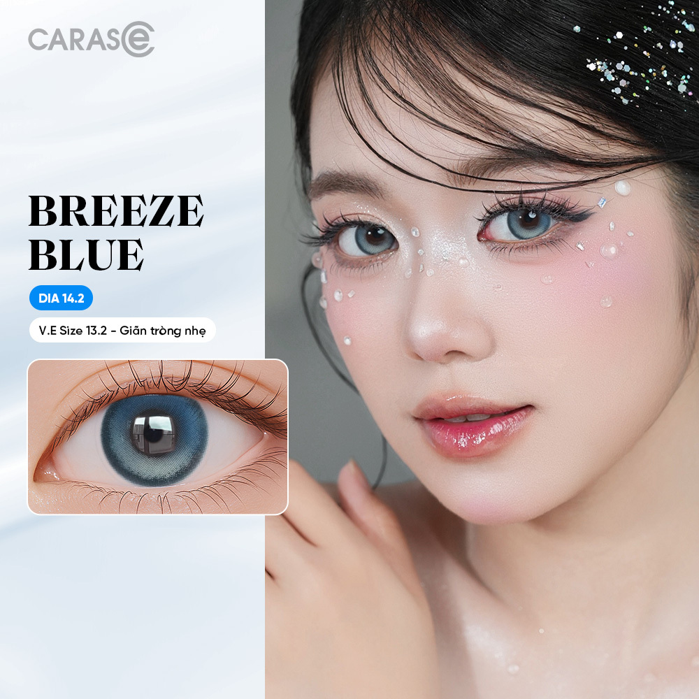 [1 Chiếc] - Kính áp tròng 3 tháng - BREEZE BLUE STANDARD