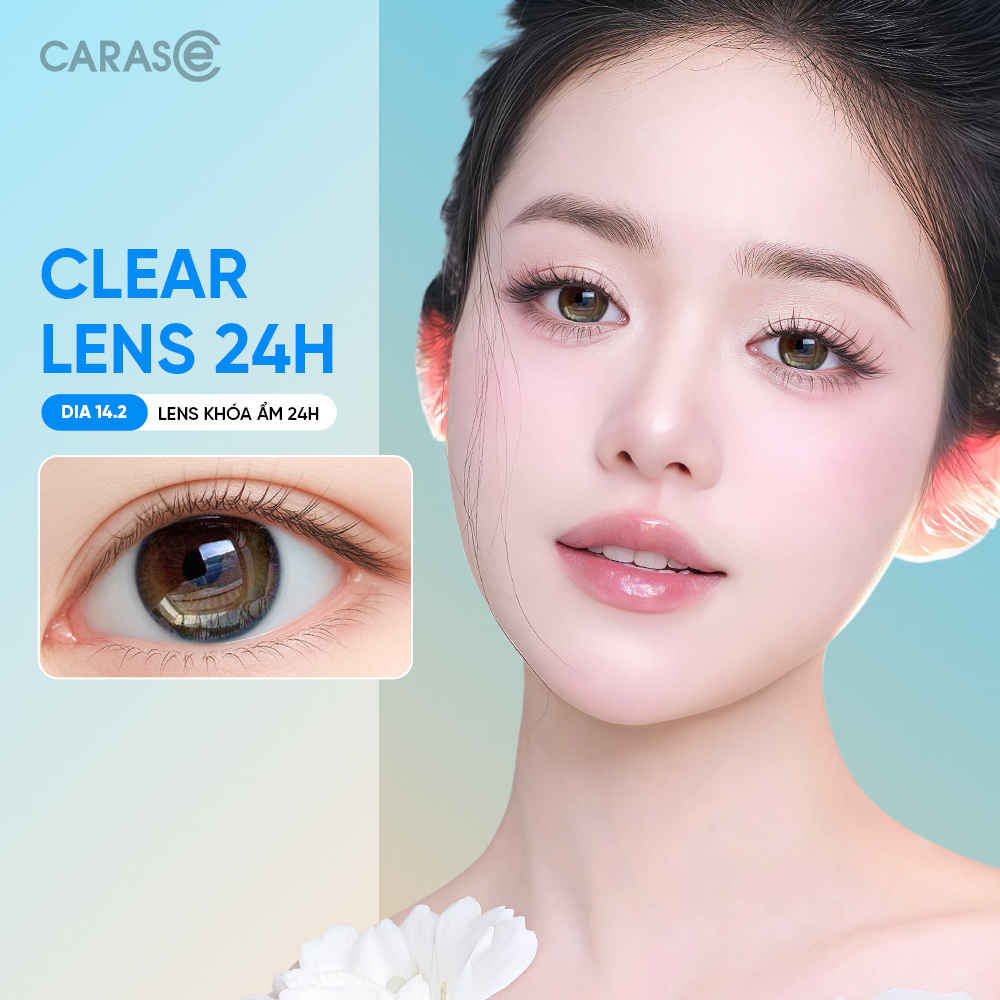 [1 Chiếc] - Kính áp tròng 1 tháng - CLEAR PREMIUM