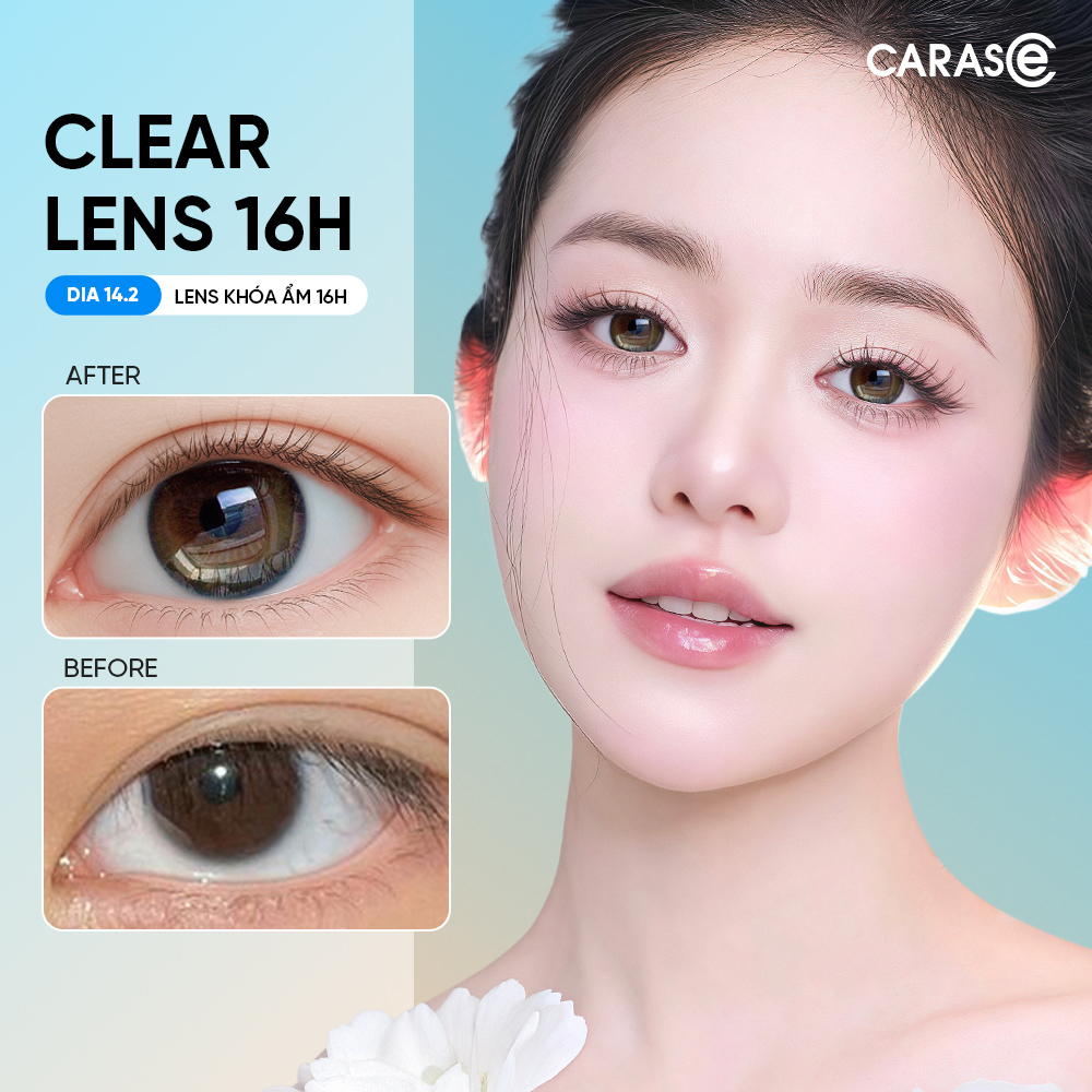 [1 Chiếc] - Kính áp tròng 1 tháng - CLEAR LENS