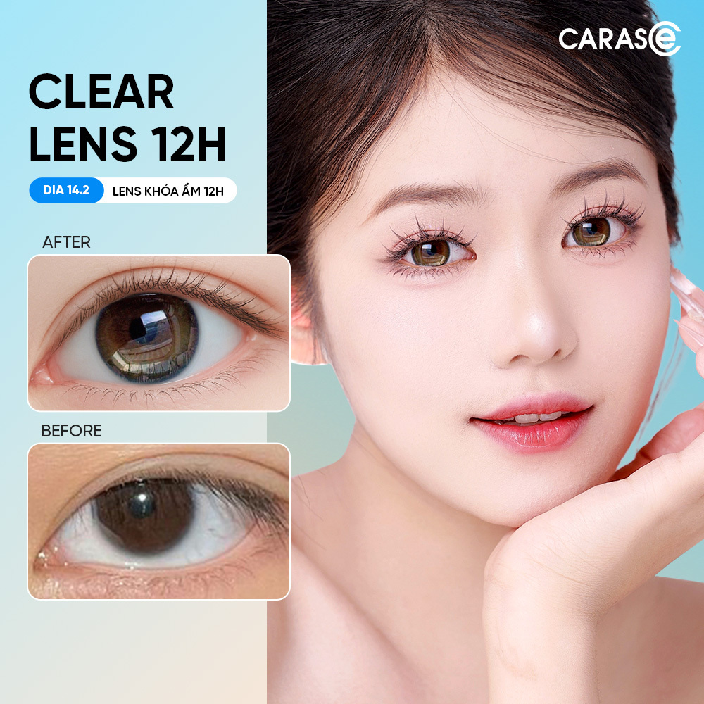 [1 Chiếc] - Kính áp tròng 3 tháng - CLEAR STANDARD