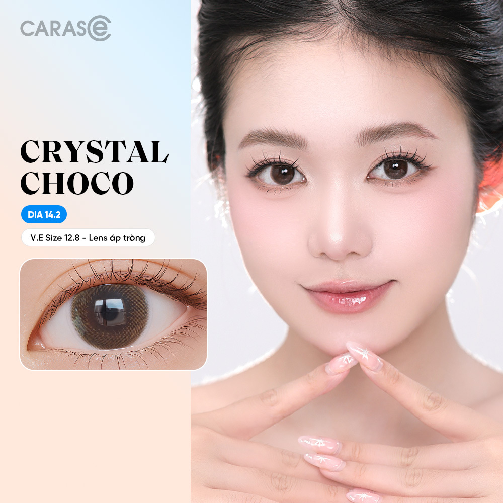 [1 Chiếc] - Kính áp tròng 1 tháng - CRYSTAL CHOCO