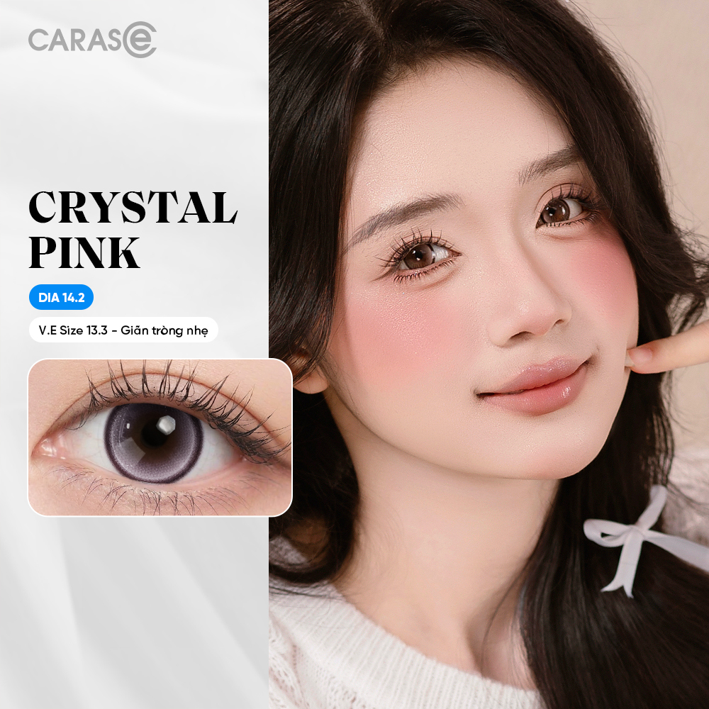 [1 Chiếc] - KÍNH ÁP TRÒNG 1 THÁNG BASIC - CRYSTAL PINK SIHY