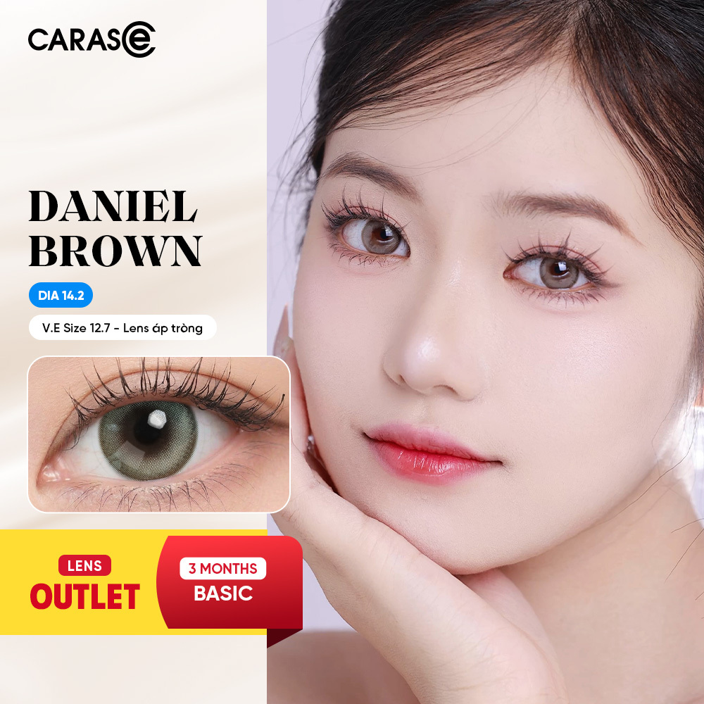 [1 CHIẾC] - Kính áp tròng 3 tháng - DANIEL BROWN STANDARD