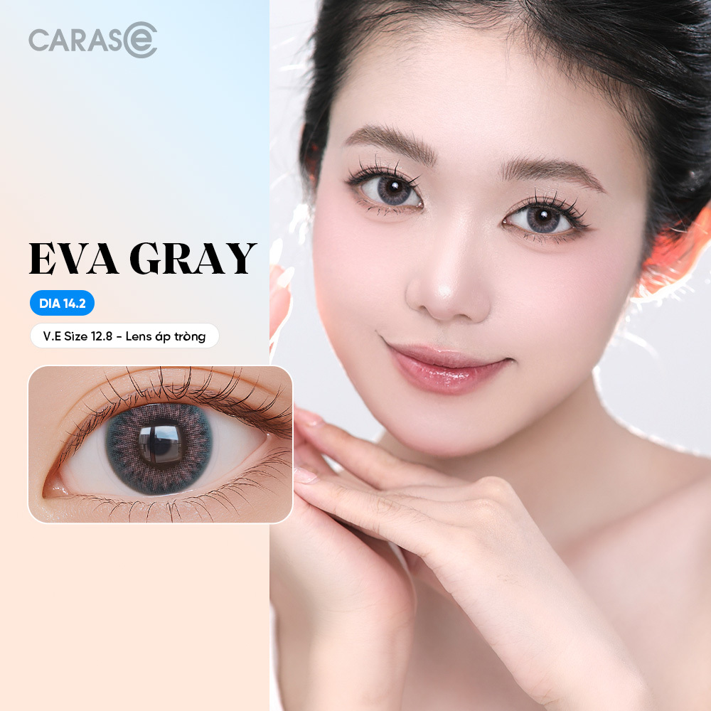 [1 Chiếc] - Kính áp tròng 1 tháng - EVA GRAY