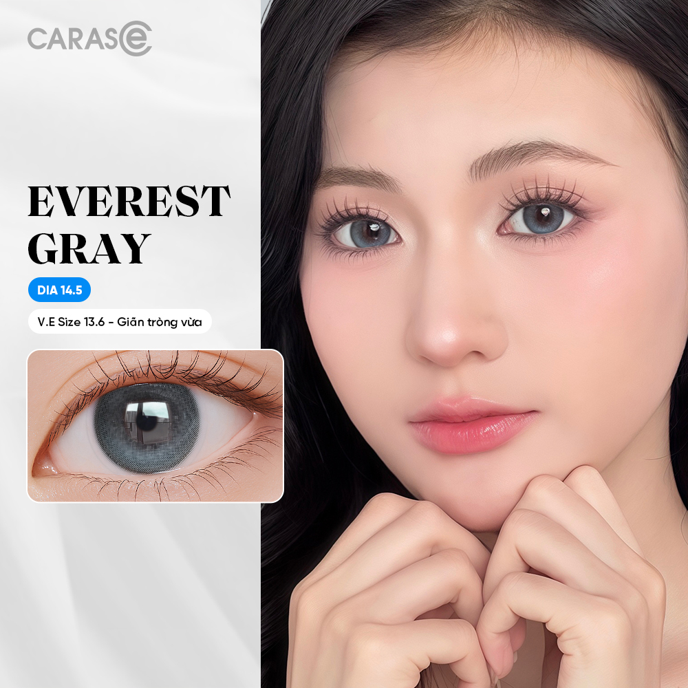 [1 Chiếc] - Kính áp tròng 1 tháng - EVEREST GRAY