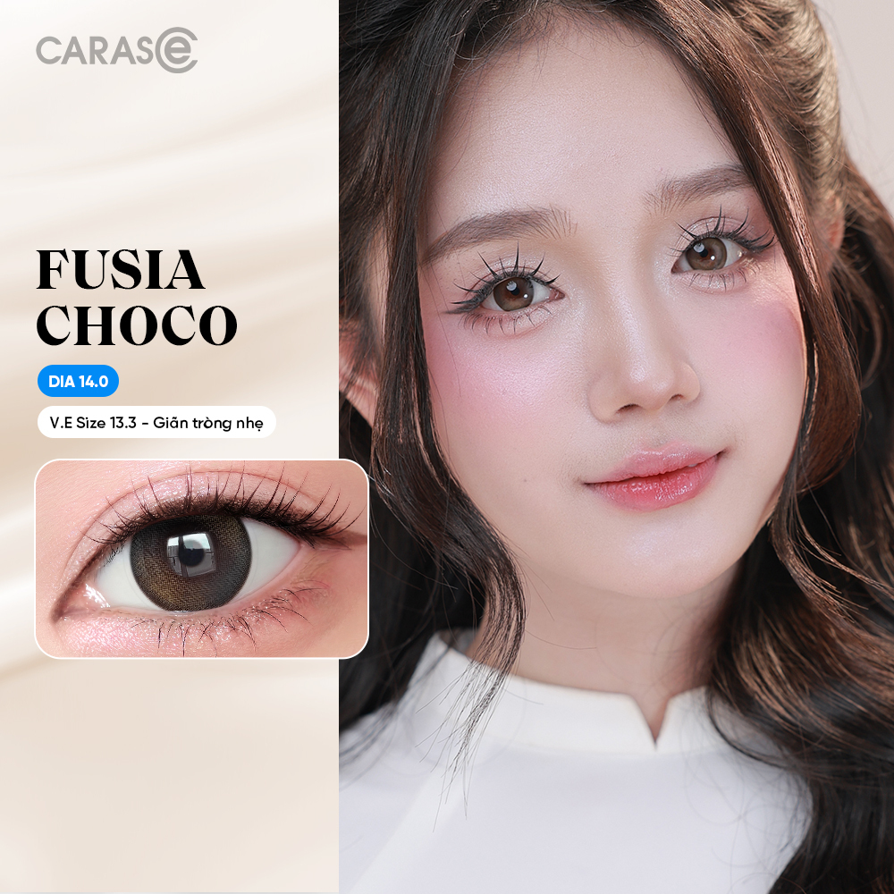[1 Chiếc] - Kính áp tròng 1 tháng - FUSIA CHOCO