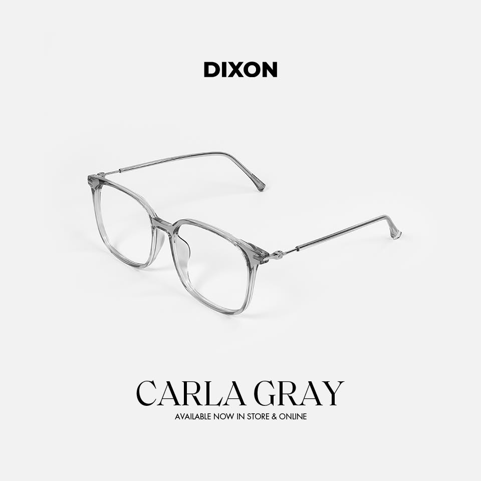 KÍNH GỌNG NHỰA CARLA Gray Ver A
