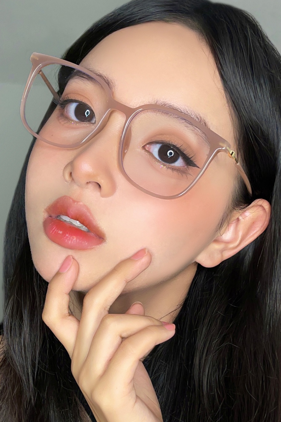 KÍNH GỌNG NHỰA CARLA PINK Ver A