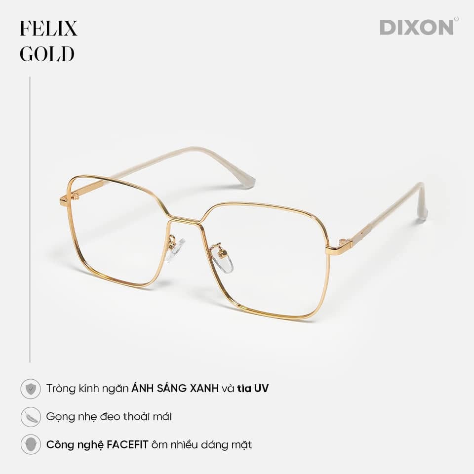 Kính gọng Kim loại FELIX Gold Ver A