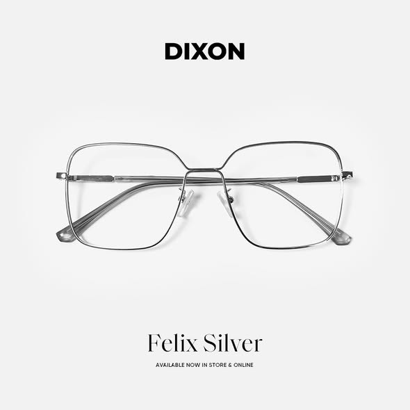 Kính gọng Kim loại FELIX Silver Ver A