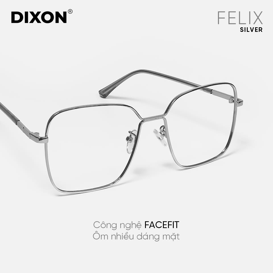 Kính gọng Kim loại FELIX Silver Ver A