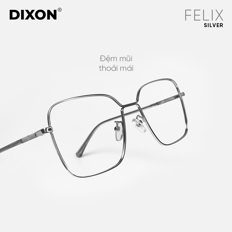 Kính gọng Kim loại FELIX Silver Ver A