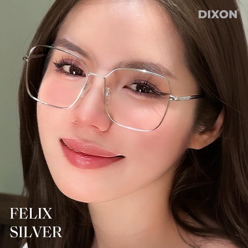 Kính gọng Kim loại FELIX Silver Ver A