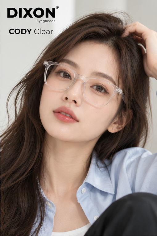 Kính gọng Nhựa CODY Clear Ver A