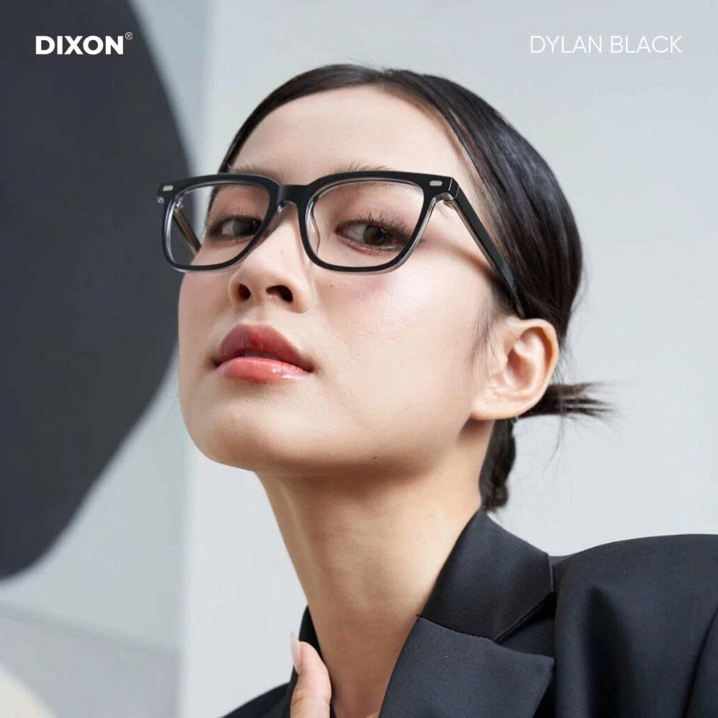 Kính gọng Nhựa DYLAN Black Ver A