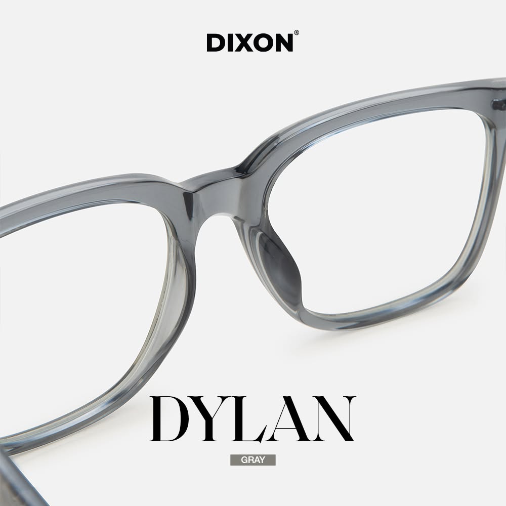 Kính gọng Nhựa DYLAN Gray Ver A