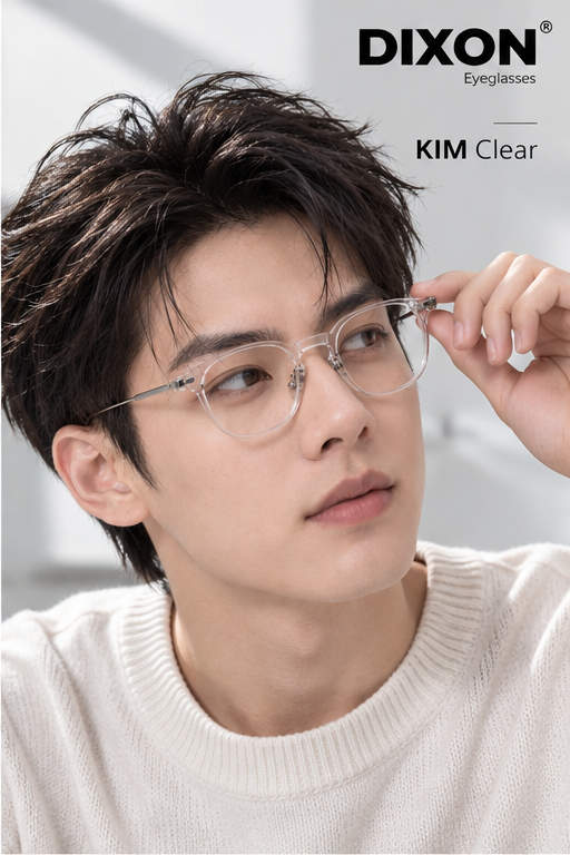 Kính gọng Nhựa KIM Clear Ver A