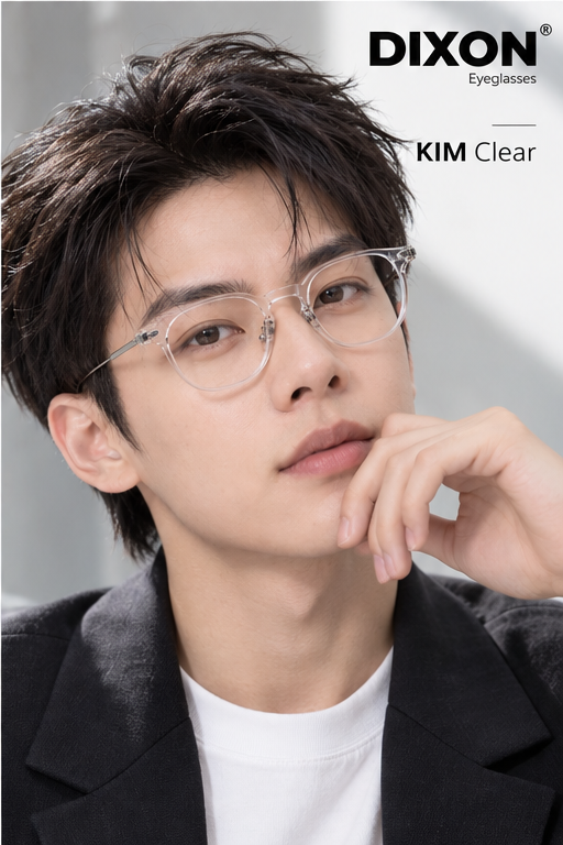 Kính gọng Nhựa KIM Clear Ver A