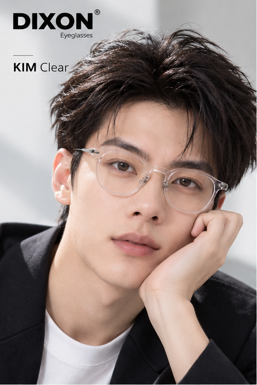 Kính gọng Nhựa KIM Clear Ver A