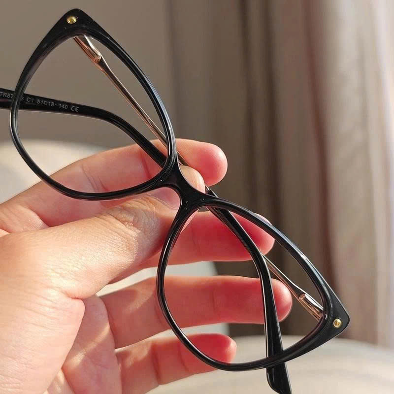 Kính gọng Nhựa Karin Black Ver A