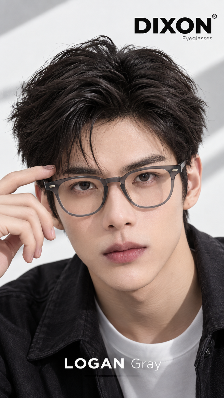 Kính gọng Nhựa LOGAN Gray Ver A
