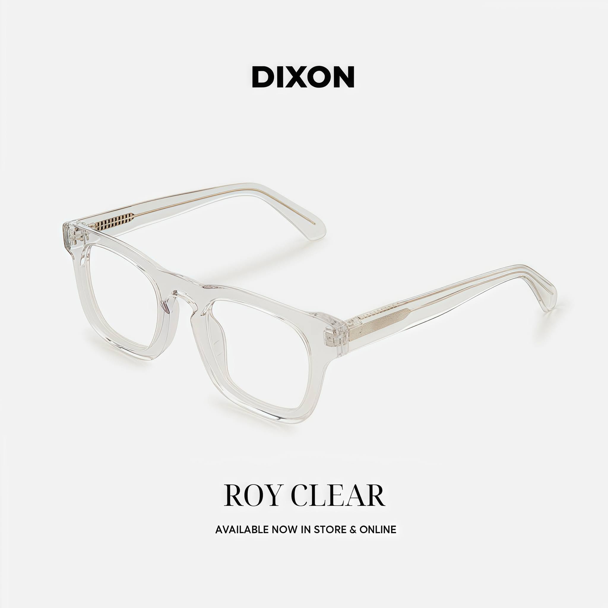 Kính gọng Nhựa ROY Clear Ver A